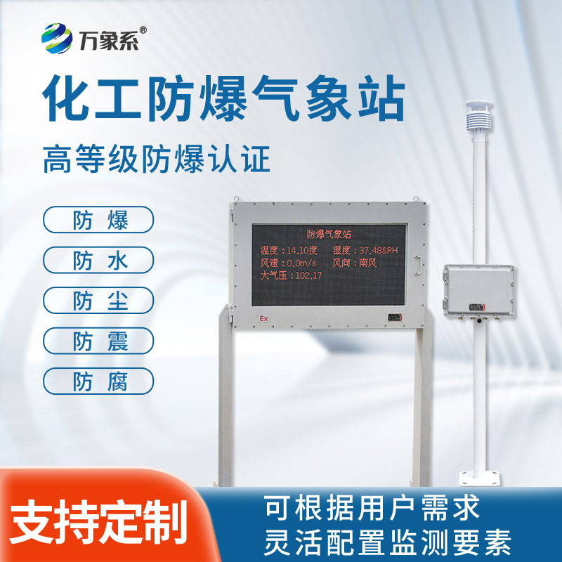 化工防爆自動(dòng)氣象站：大屏顯示，氣象監測新高度