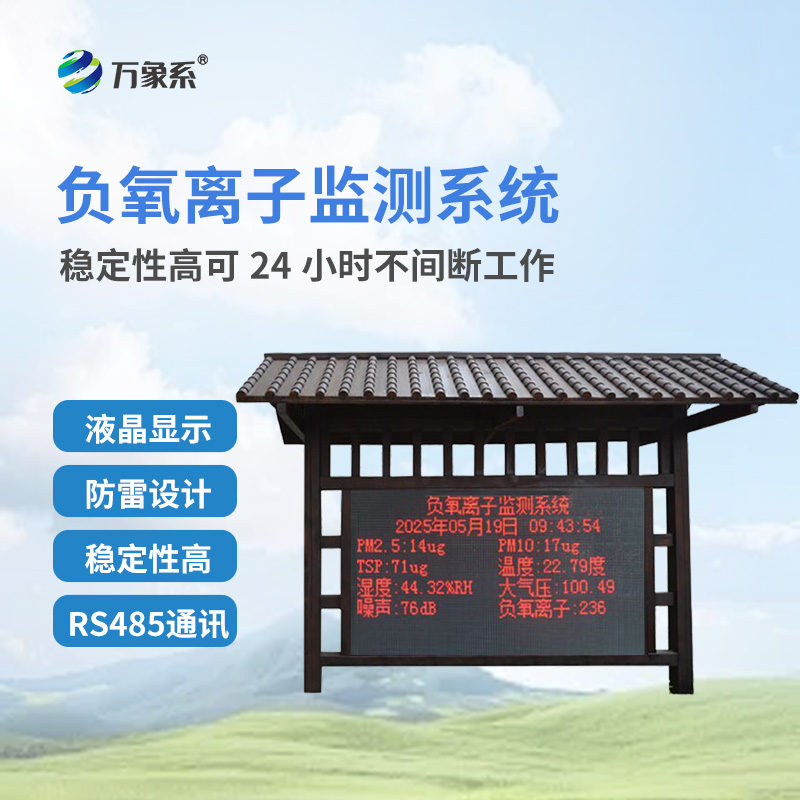 防腐木負氧離子監測站如何捕捉自然的呼吸？